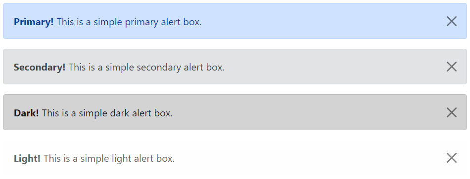 Bootstrap New Alert Boxes